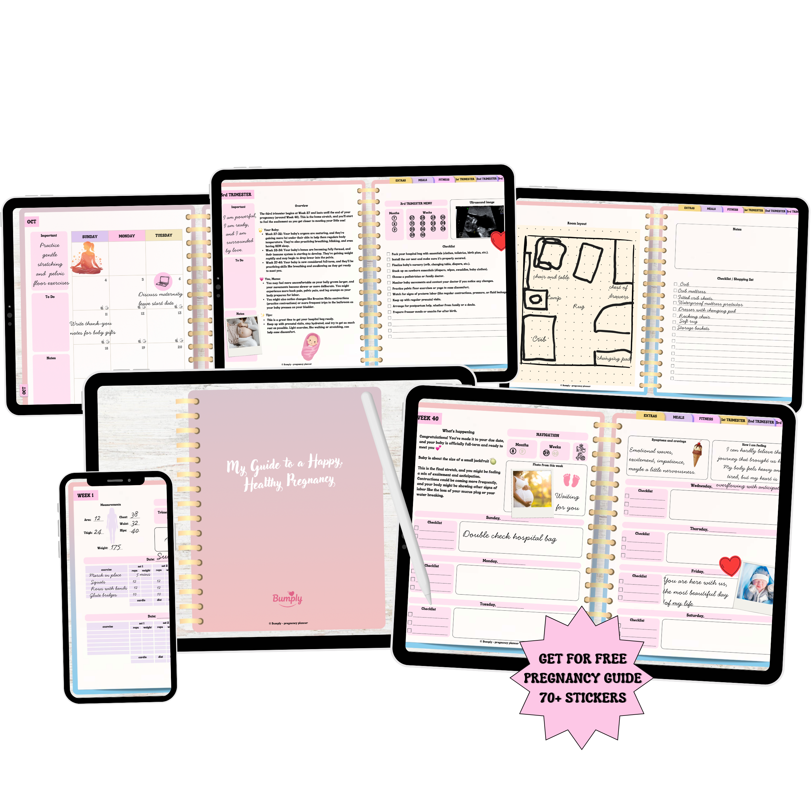 Bumply™  Digital Pregnancy Planner